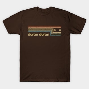 Duran Duran Cassette Stripes T-Shirt
